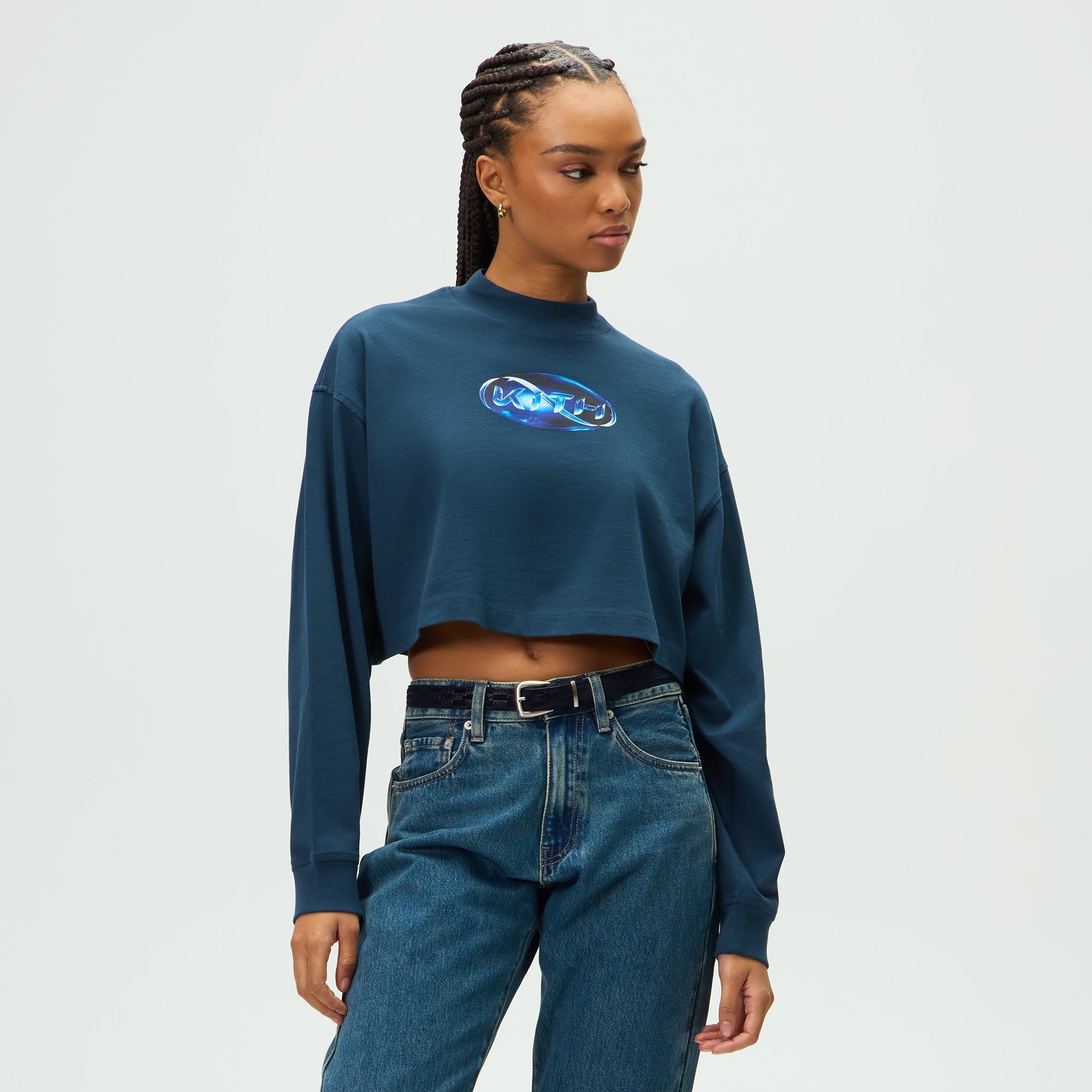 Kith Women Jasper Sapphire Logo Tee - Resolve – Kith Europe