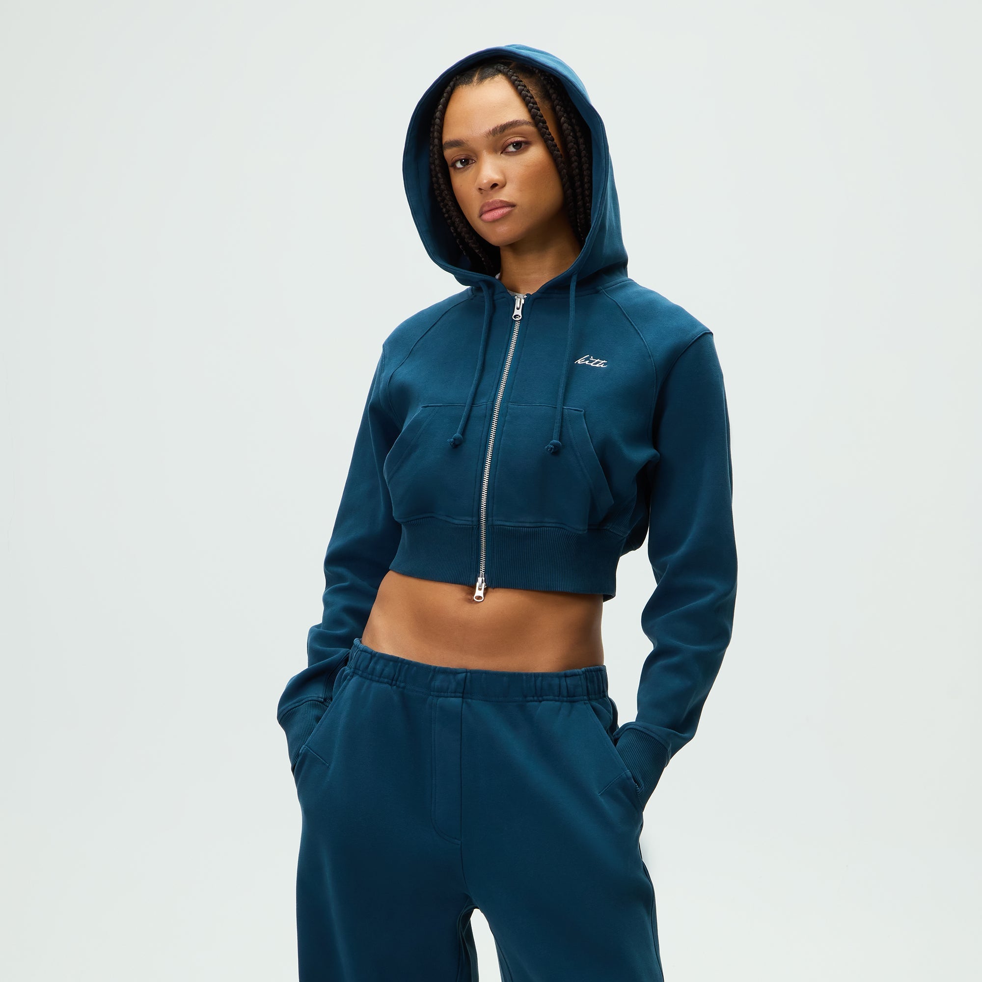 Kith Women Davin Cropped Hoodie - Process – Kith Europe