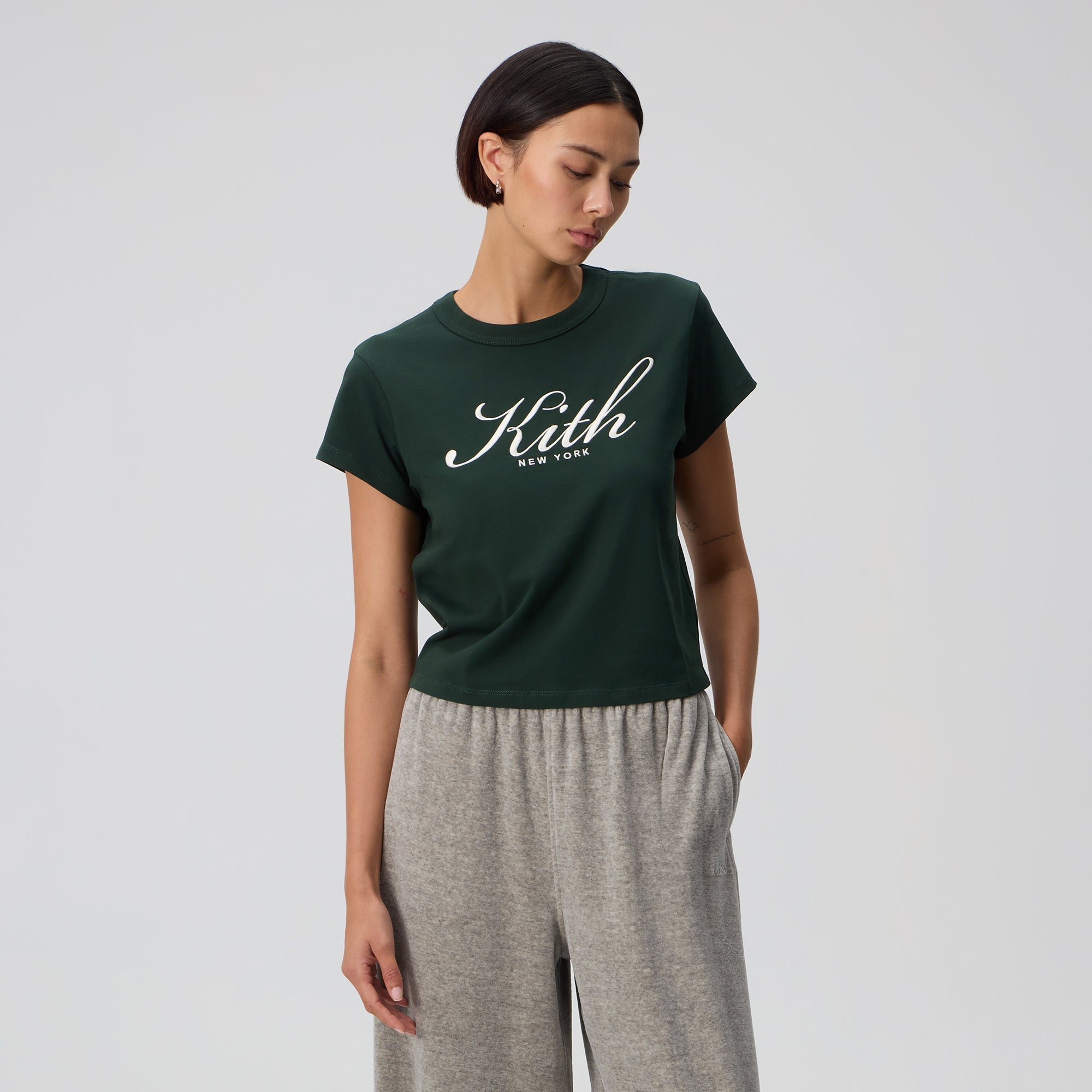 KITH NYC キスニューヨークシティ 25SS Women Swash Logo Mulberry Vintage Tee スウォッシュロゴ マルベリー ヴィンテージTシャツ 25073060006210 XS Newt 半袖 トップス【中古】【KITH NYC】 KITH NYC キスニューヨークシティ 25SS Women Swash Logo Mulberry