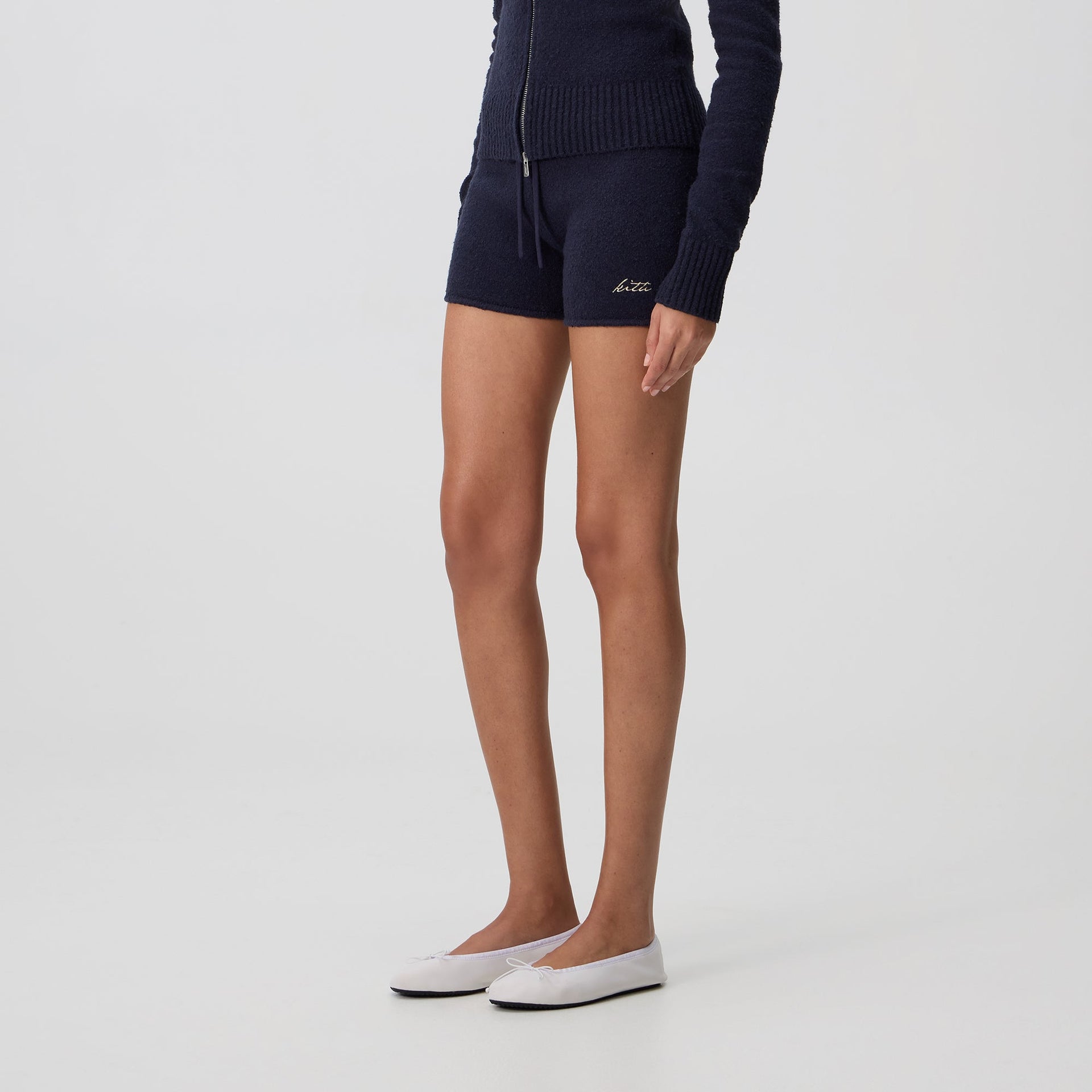 Kith Women Avyn Micro Sweater Short - Nocturnal - PH