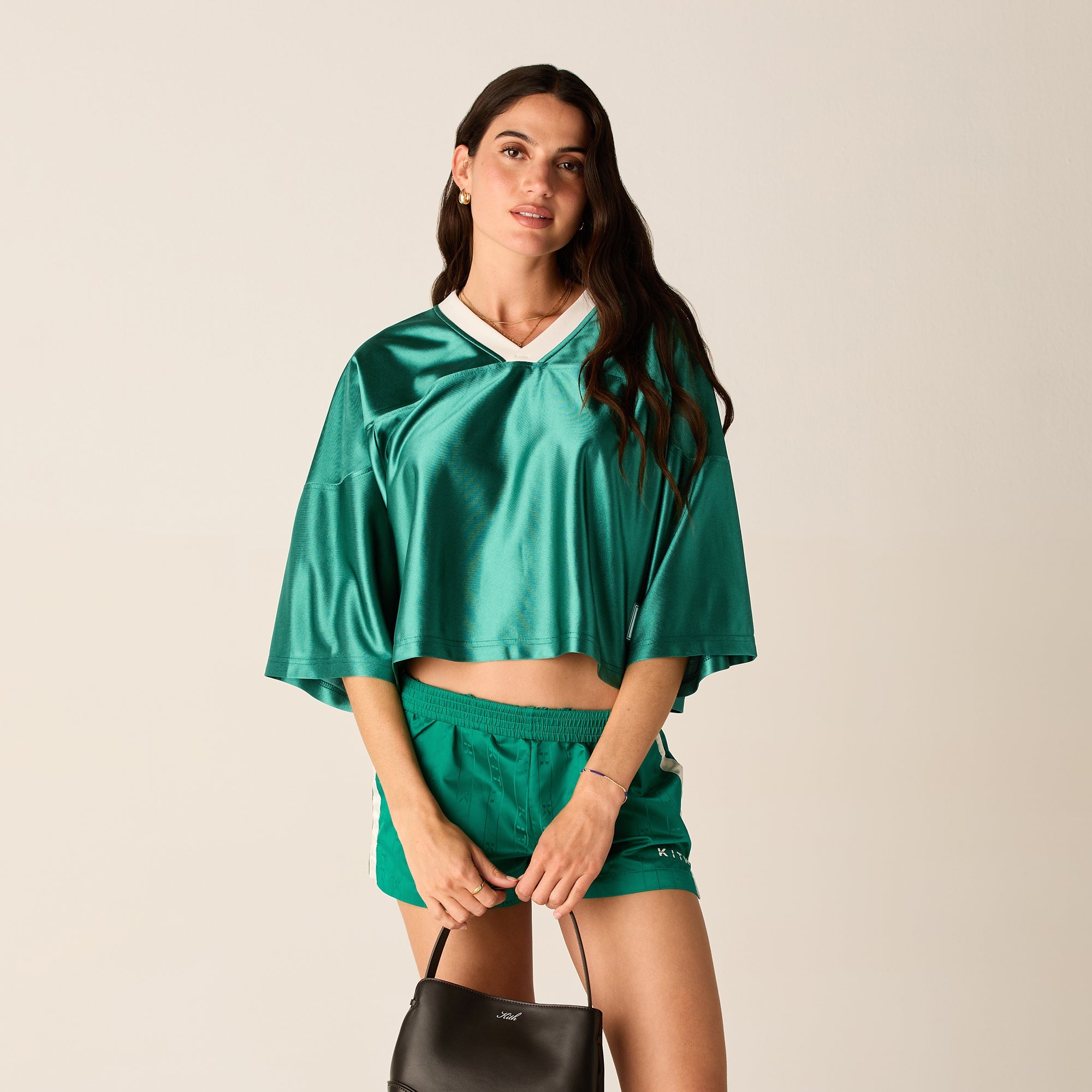 Kith Women Koda Cropped Football Jersey - Newt – Kith Europe