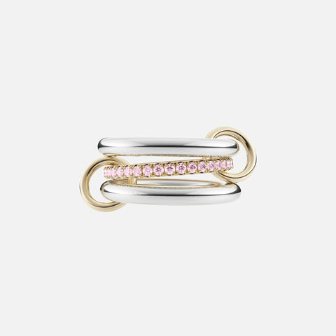 Spinelli Kilcollin Libra SG Pastel Petite Ring - Silver / Gold