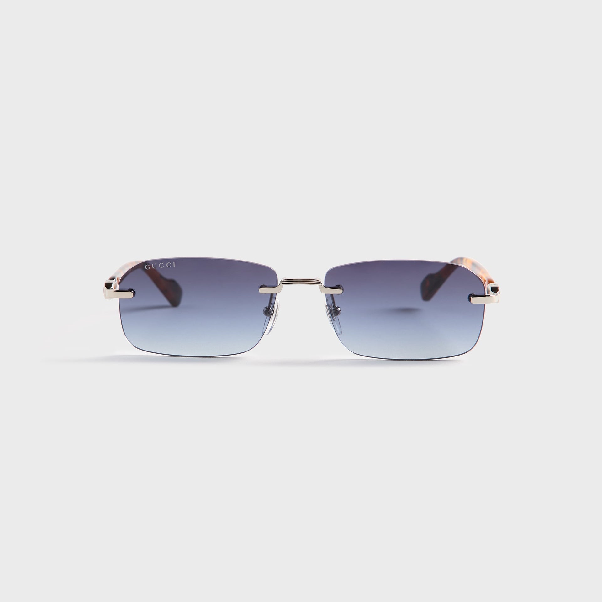 Gucci Rectangle Frames - Silver / Havana