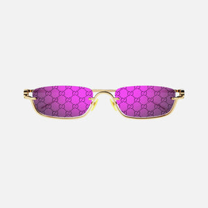 Gucci Wireless Rectangle Frame - Endura Gold with Pink