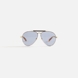 Gucci 004 Sunglasses - Gold / Havana / Grey