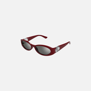 Gucci Oval GG Frame - Red