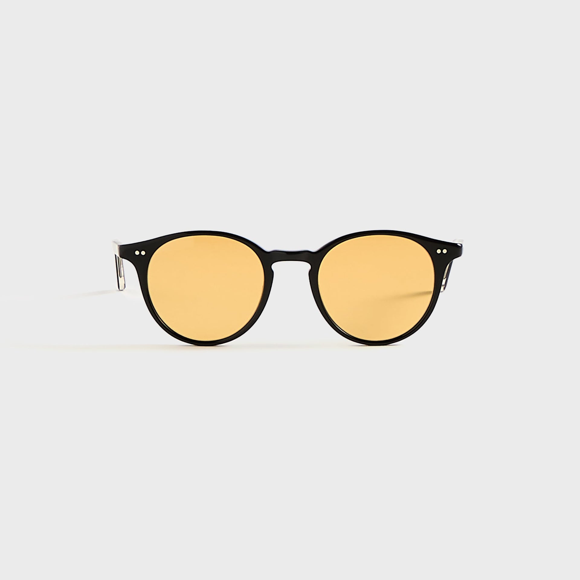 Garrett Leight Clune Sunglasses - Black / Semi Flat Pure Maple