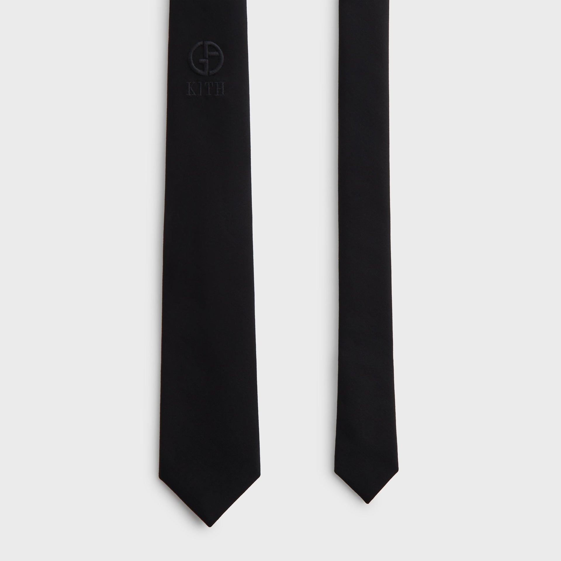 Giorgio Armani & Kith &Kin Milano Crepe Tie - Black