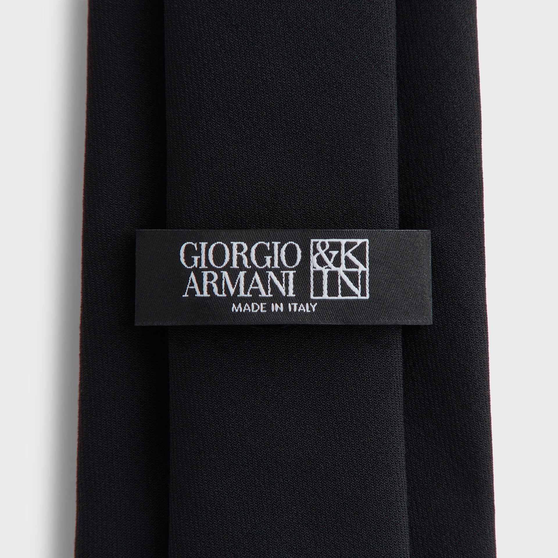 Giorgio Armani & Kith &Kin Milano Crepe Tie - Black - PH