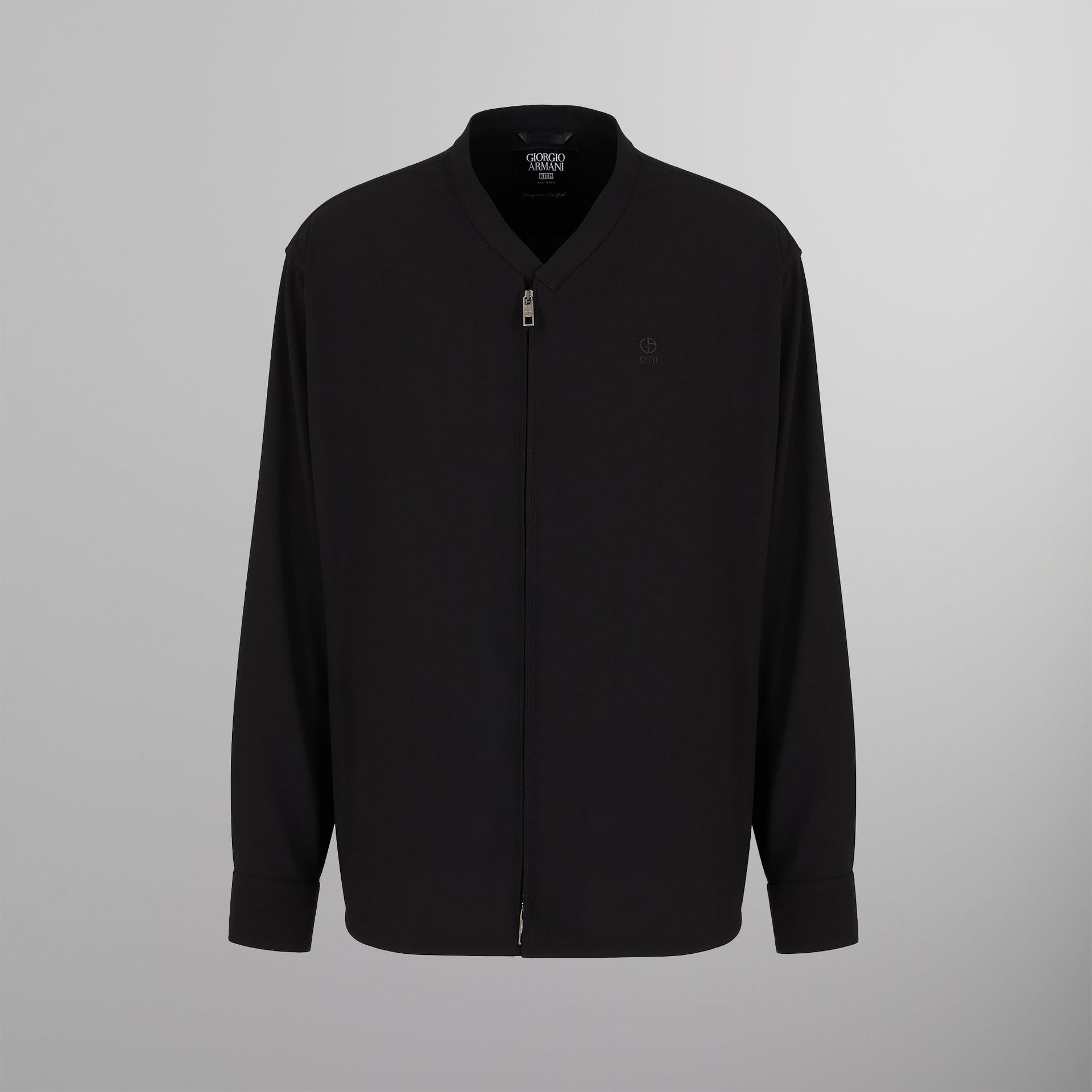 Kith & Giorgio Armani Zip Shirt - Black PH