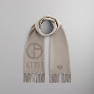 Kith & Giorgio Armani Logo Scarf - Sandrift PH