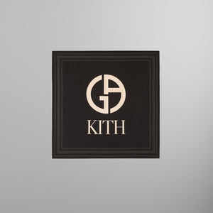 Kith & Giorgio Armani Logo Bandana - Black PH