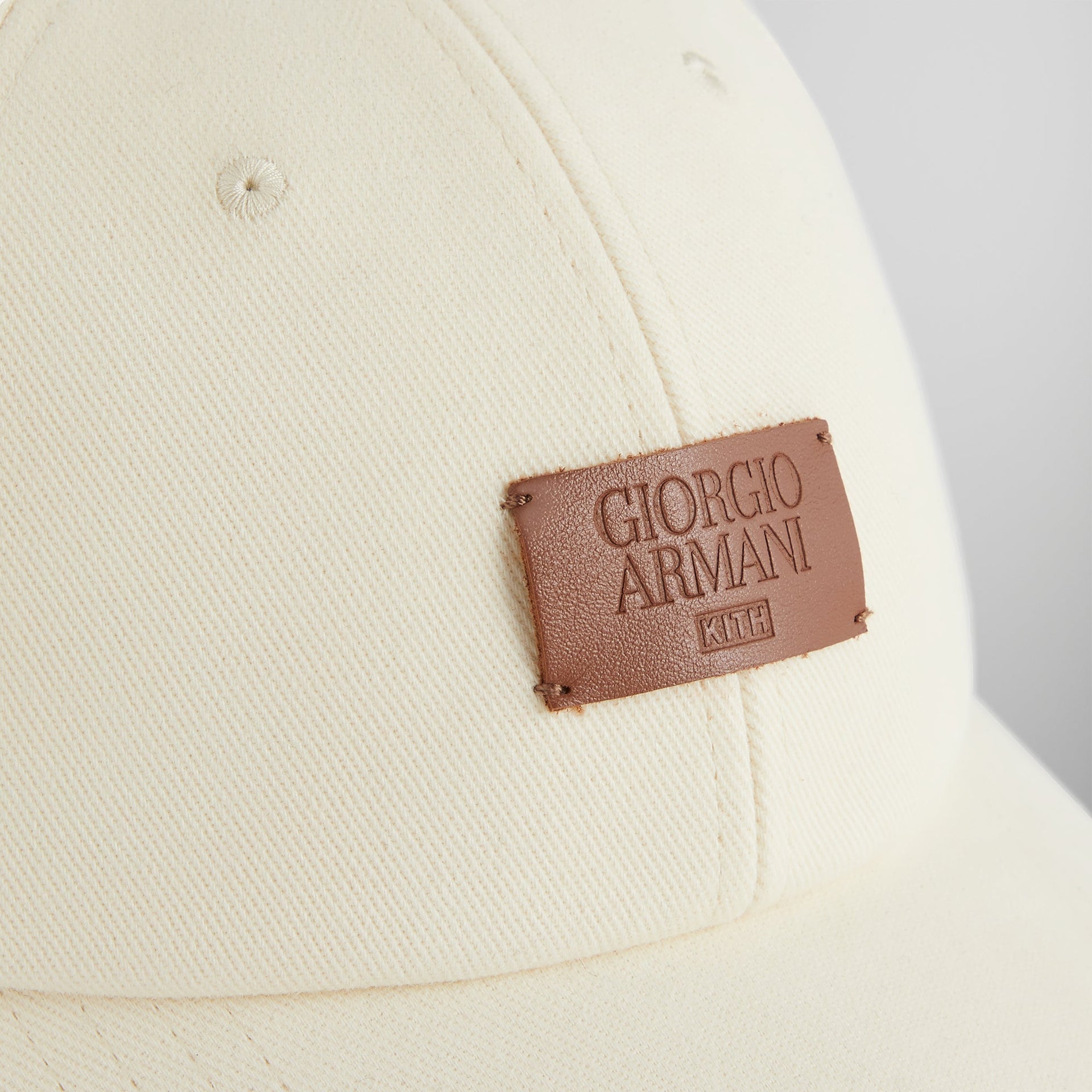 Kith & Giorgio Armani Canvas Baseball Cap - Sandrift