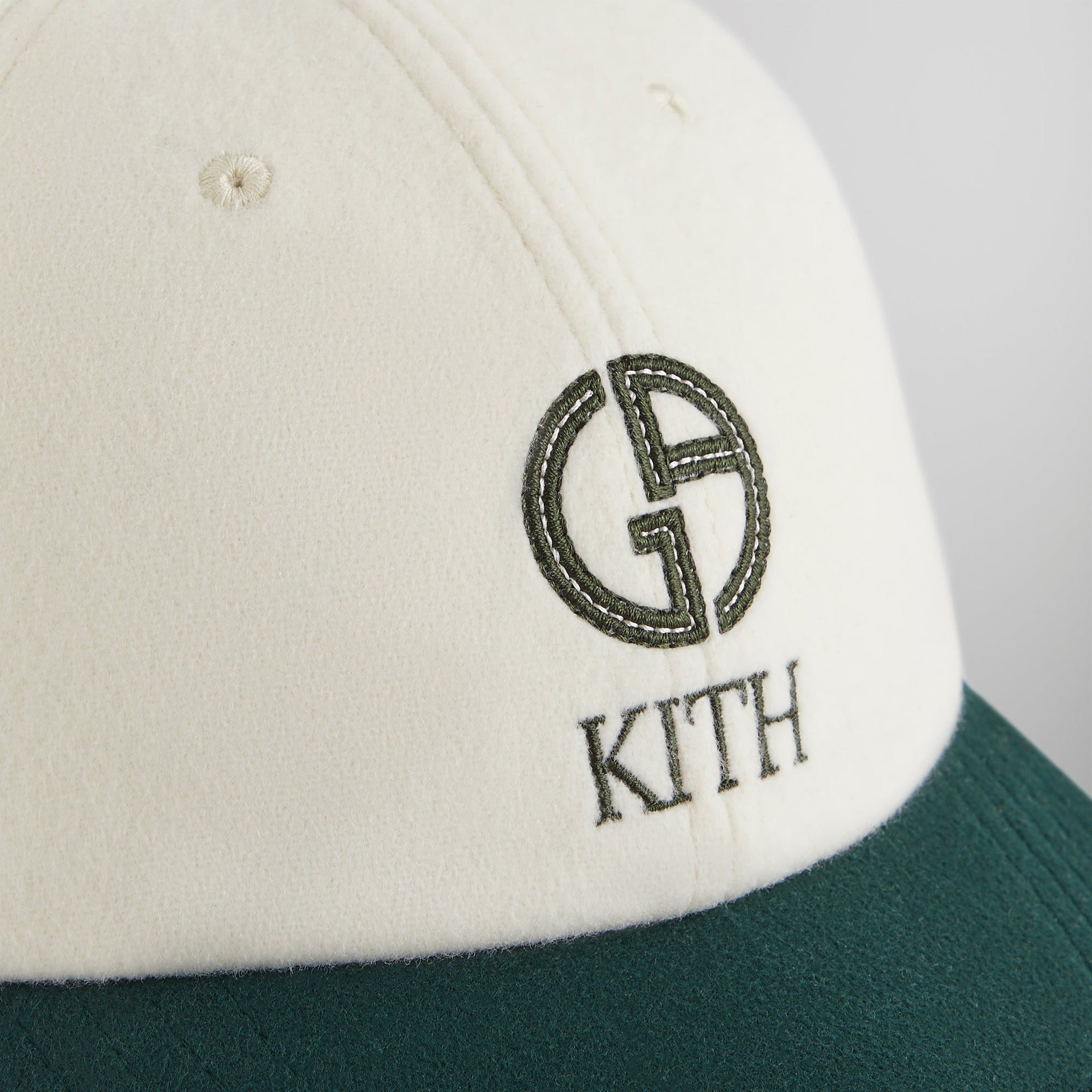 Kith & Giorgio Armani Two Tone Baseball Cap - Sandrift