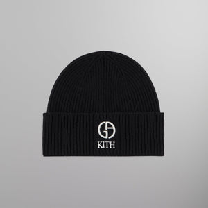 Kith & Giorgio Armani Cashmere Beanie - Black PH