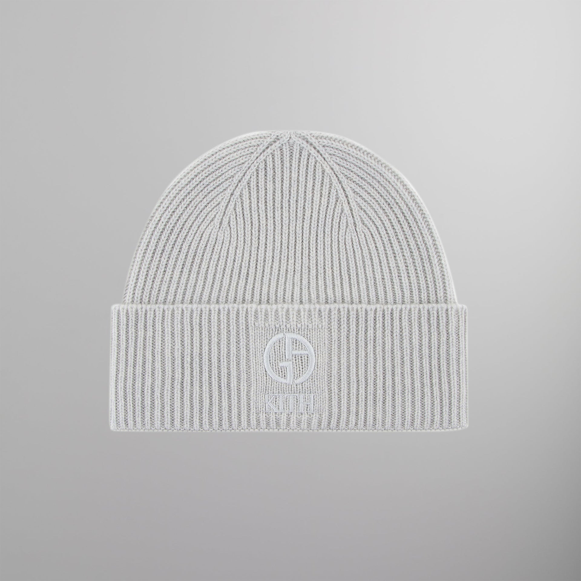 Kith & Giorgio Armani Cashmere Beanie - Light Heather Grey PH