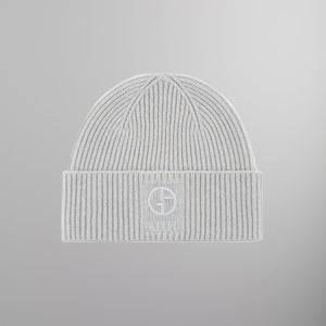 Kith & Giorgio Armani Cashmere Beanie - Light Heather Grey PH