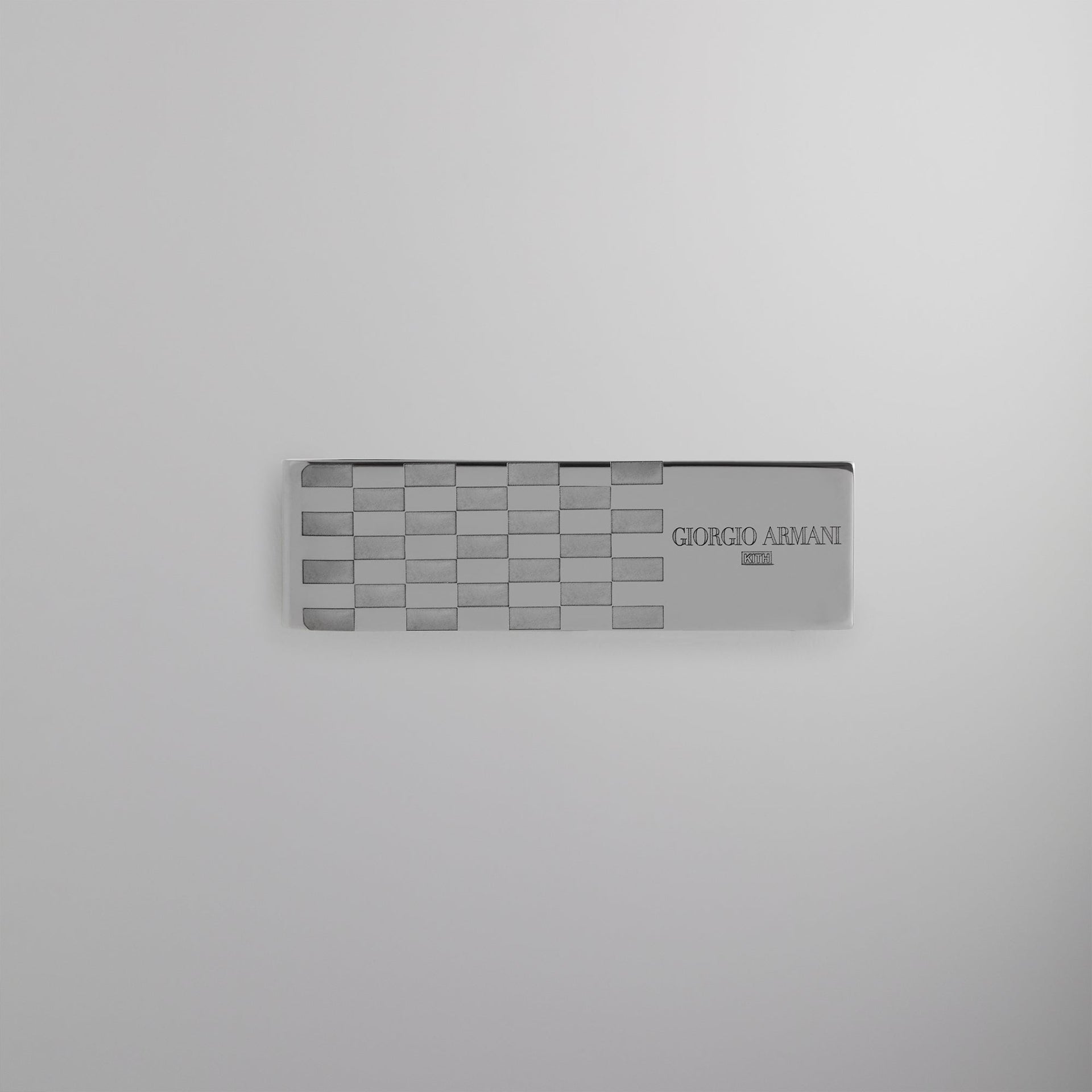 Kith & Giorgio Armani Money Clip - Gunmetal