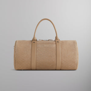 Kith & Giorgio Armani Monogram Suede Duffle Bag - Creme PH