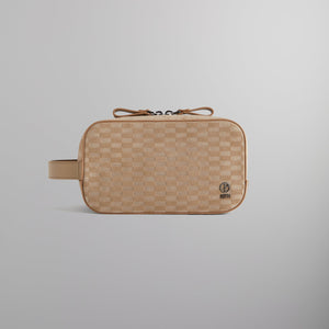 Kith & Giorgio Armani Monogram Suede Dopp Kit - Creme PH