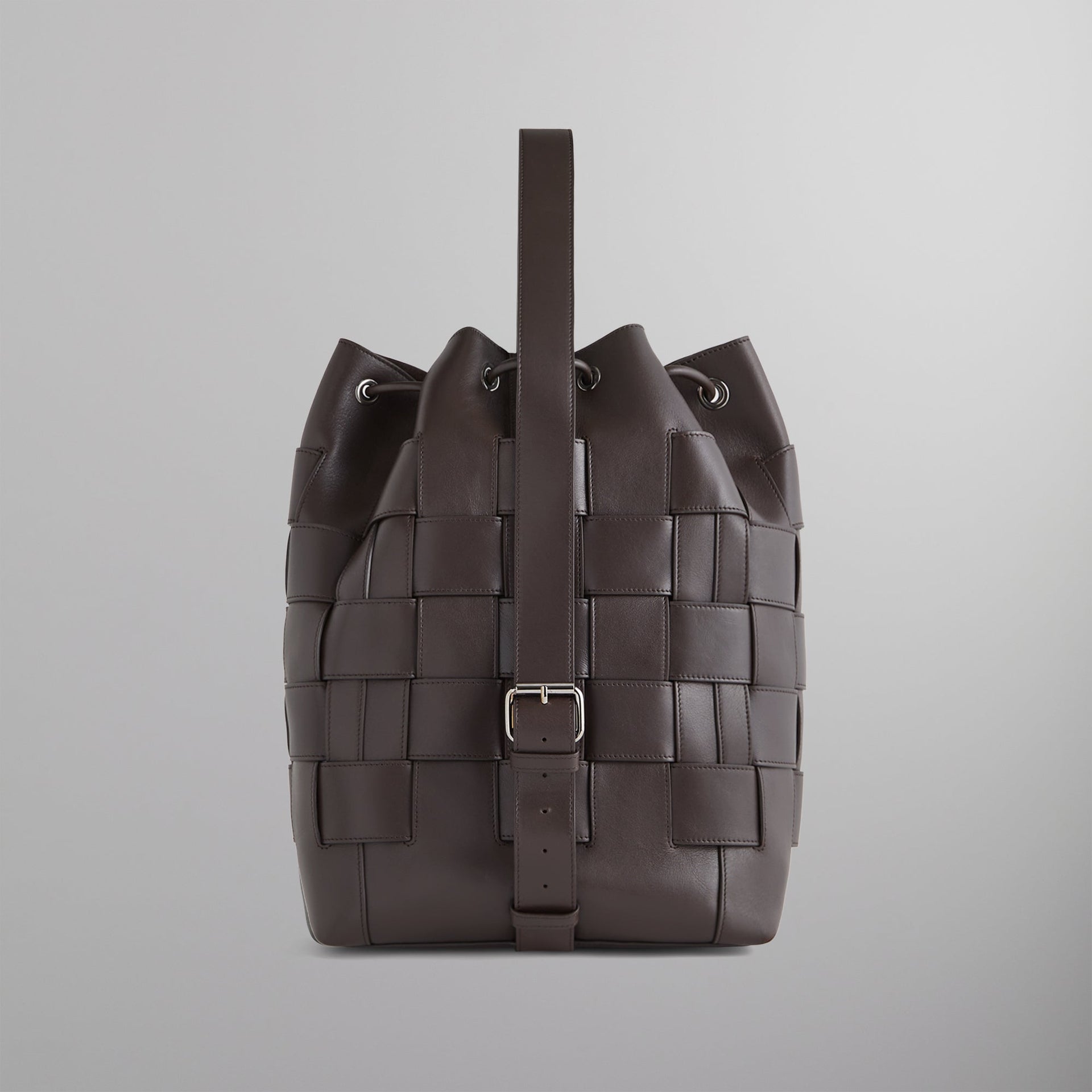 Kith & Giorgio Armani Leather Woven Rucksack - Kindling