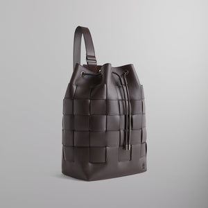 Kith & Giorgio Armani Leather Woven Rucksack - Kindling