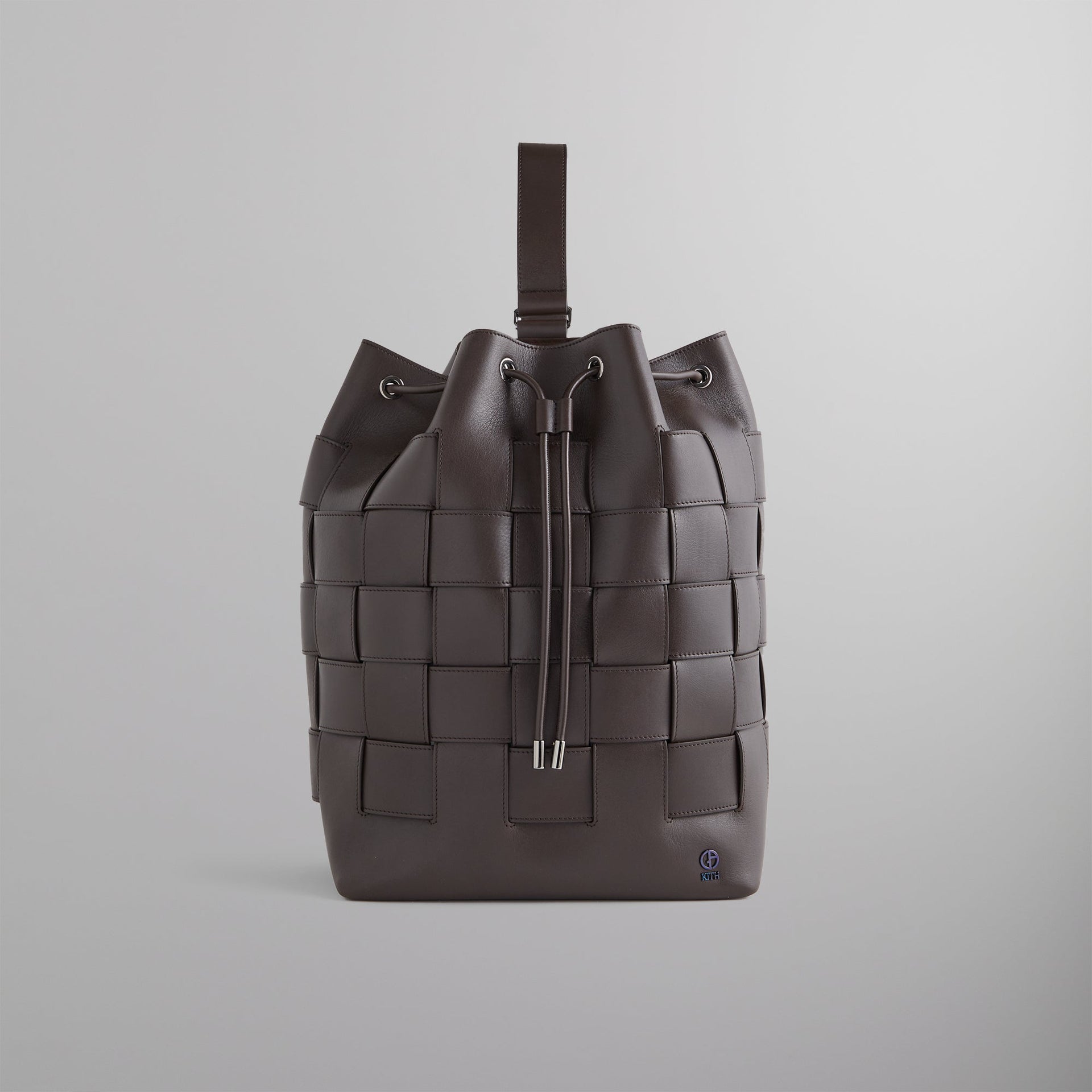 Kith & Giorgio Armani Leather Woven Rucksack - Kindling PH