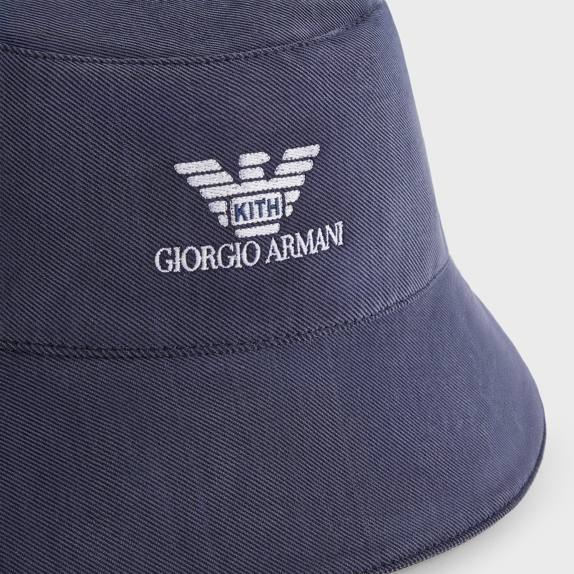 Giorgio Armani & Kith Cupro Jersey Bucket Hat - Nocturnal – Kith