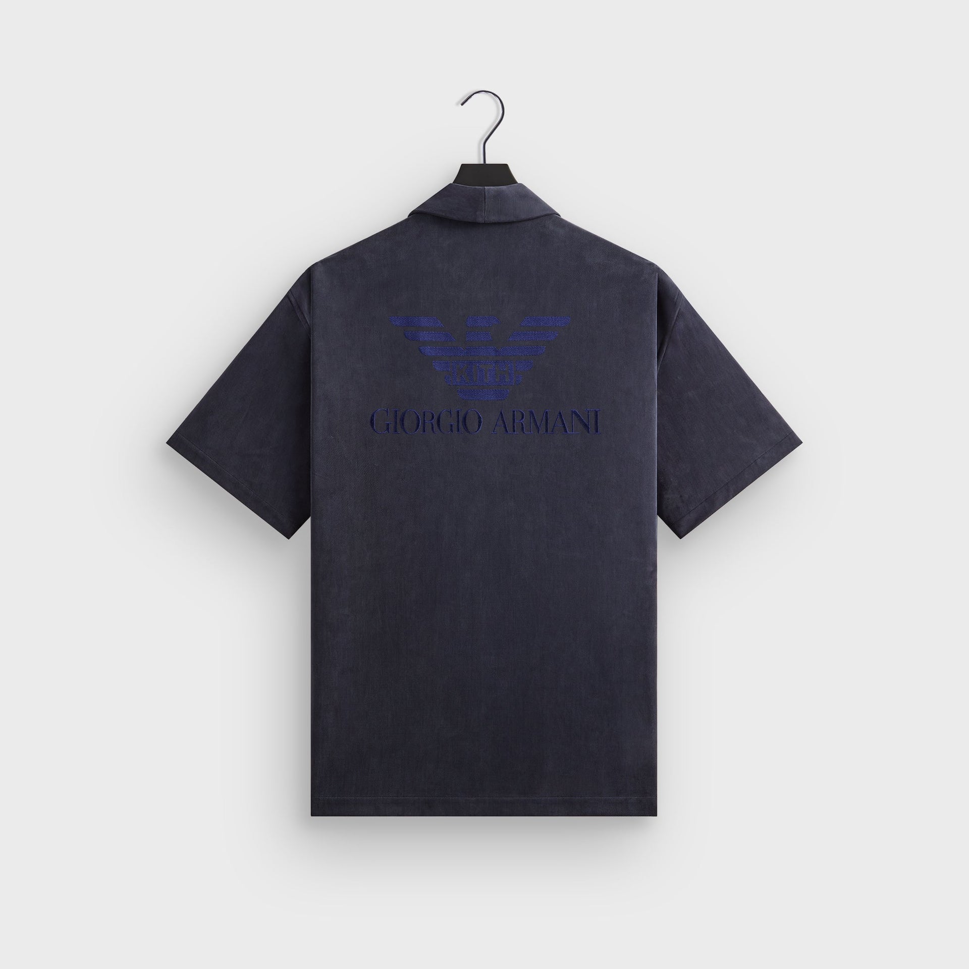 Giorgio Armani & Kith Short Sleeve Thompson Crossover Shirt - Nocturnal PH