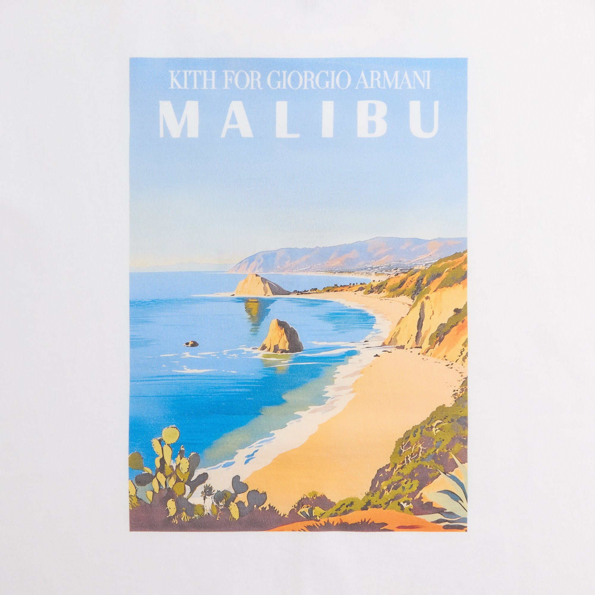 Giorgio Armani & Kith Malibu Tee - White – Kith Europe
