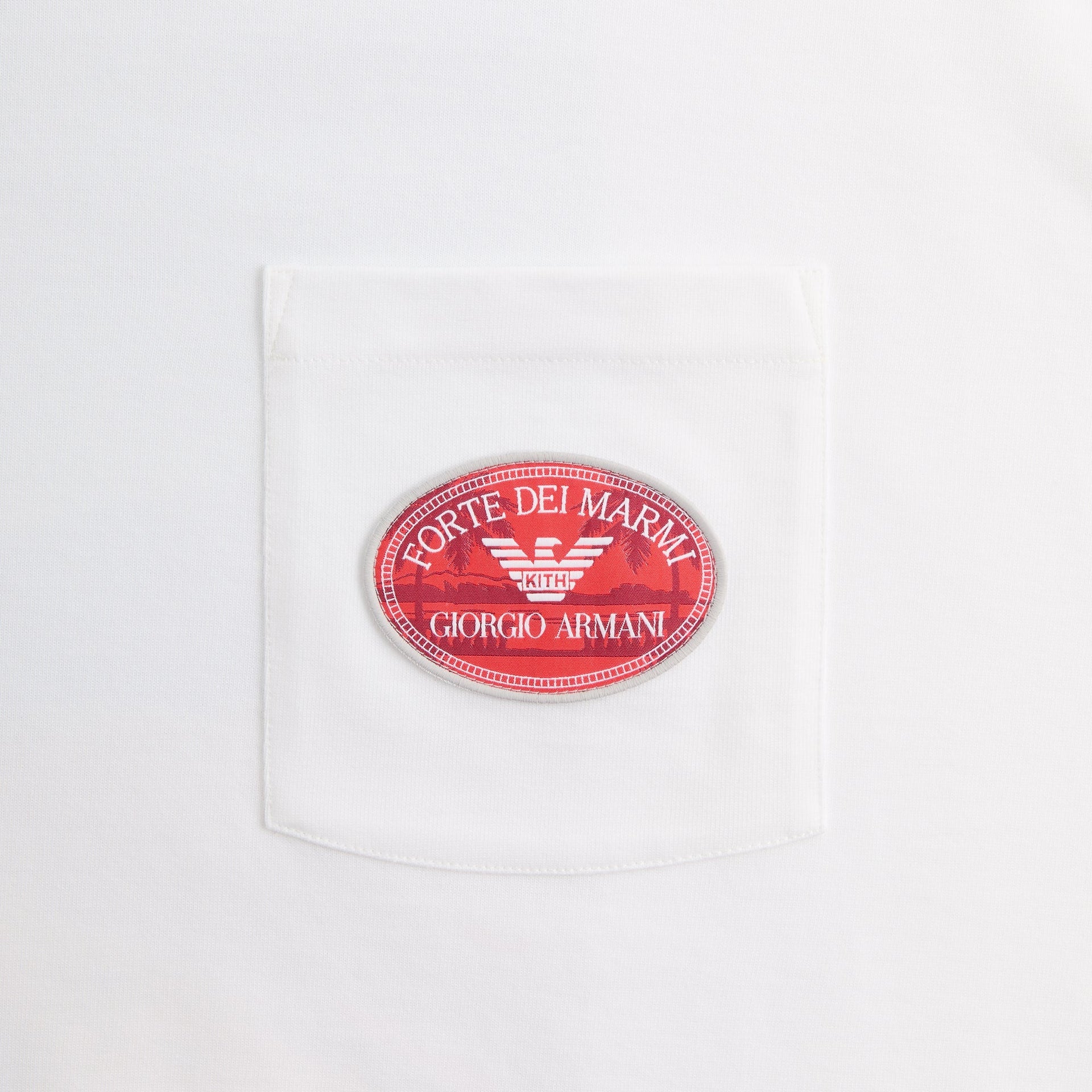 Giorgio Armani & Kith Forte dei Marmi Pocket Tee - White PH
