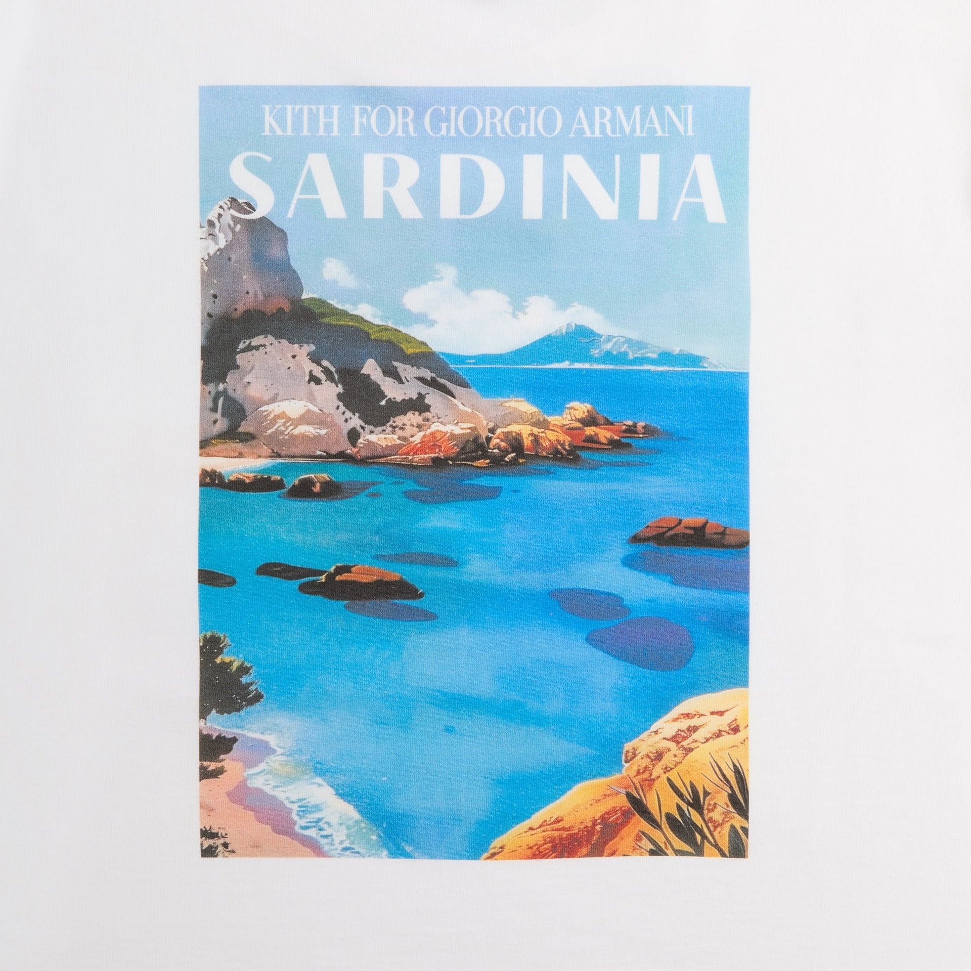 Giorgio Armani & Kith Sardinia Pocket Tee - White PH