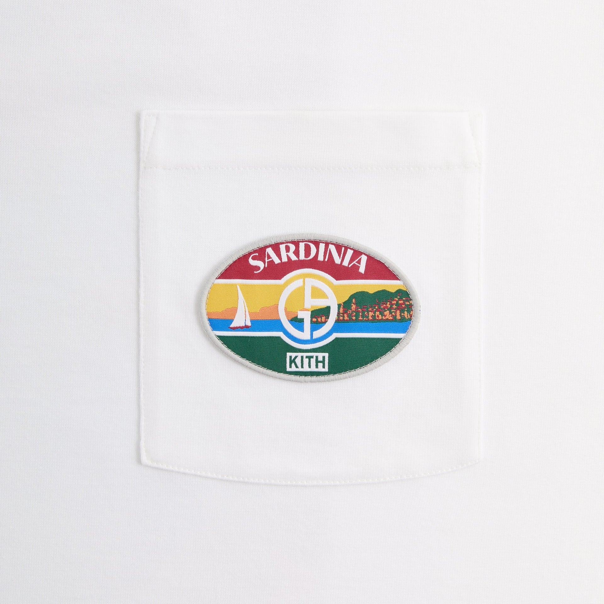 Giorgio Armani & Kith Sardinia Pocket Tee - White PH
