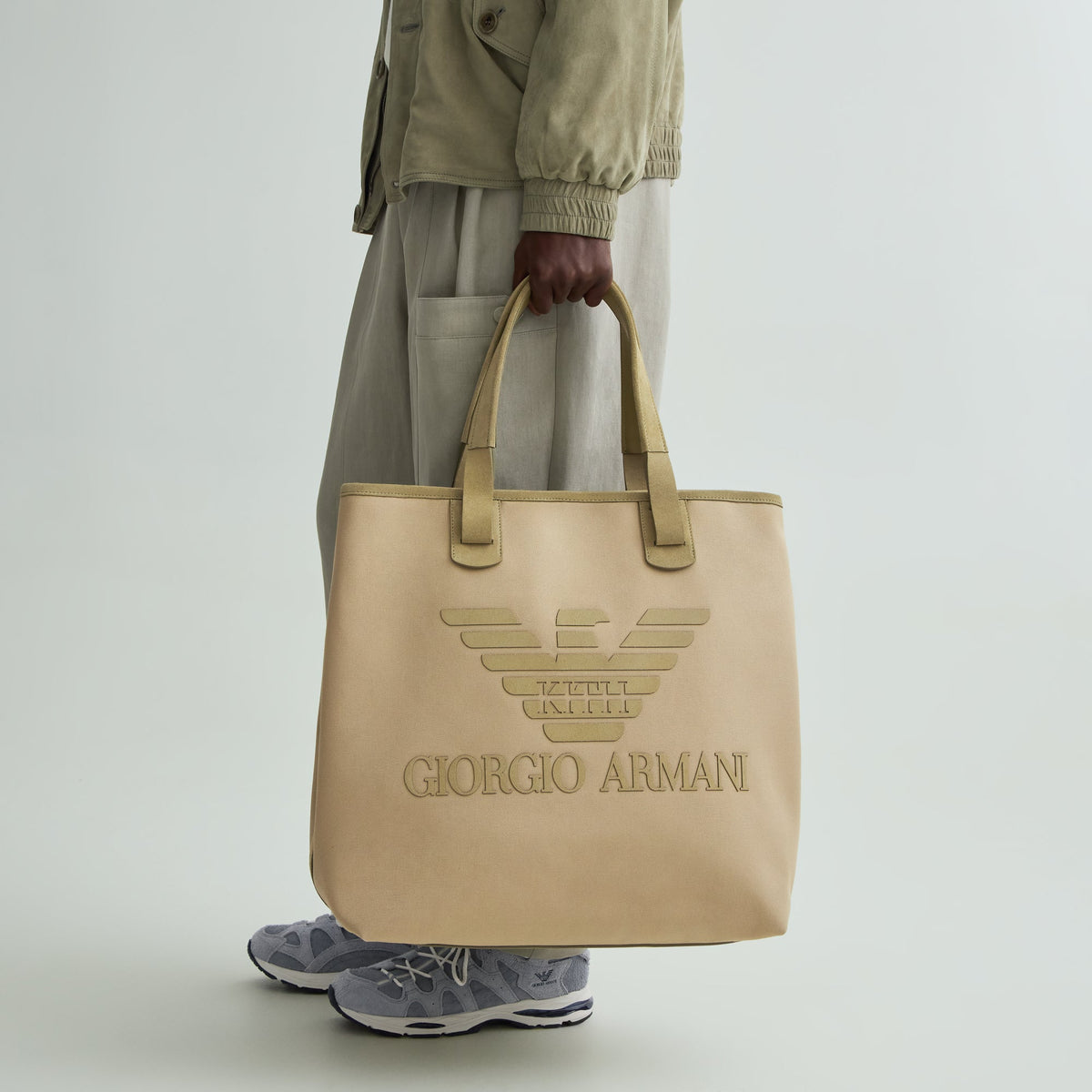 Giorgio Armani & Kith Tote Bag - Abbey Stone