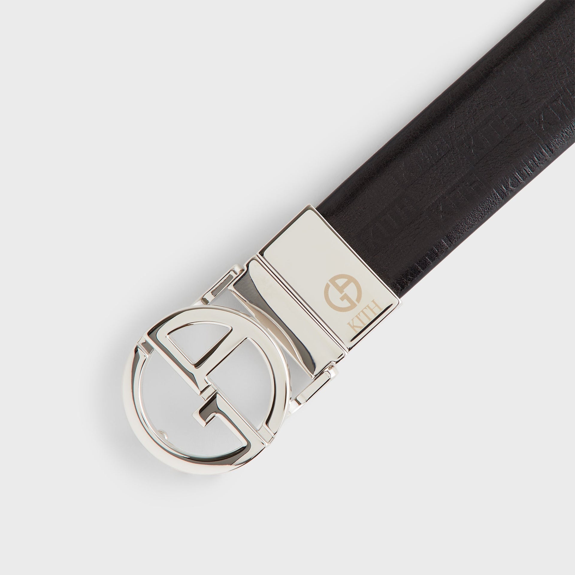Giorgio Armani & Kith Reversible Leather Belt - Black PH