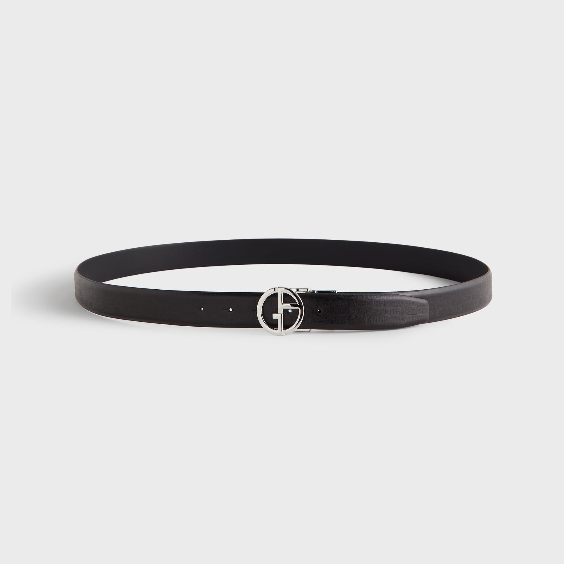 Giorgio Armani & Kith Reversible Leather Belt - Black PH