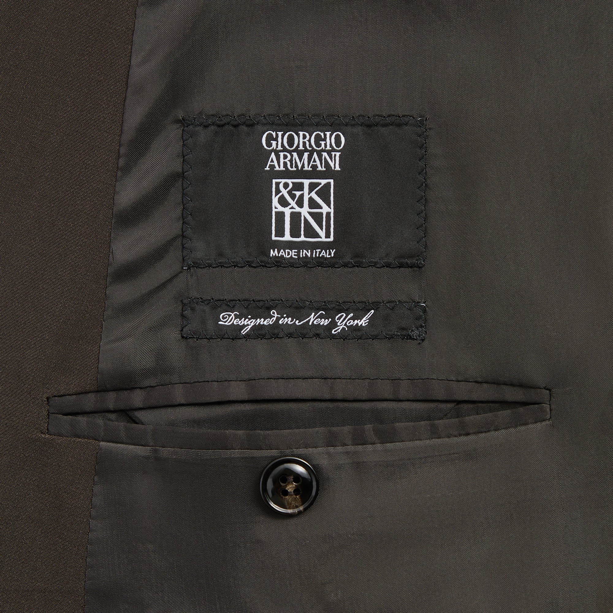 Giorgio Armani & Kith &Kin The Artist Virgin Wool Double-Breasted