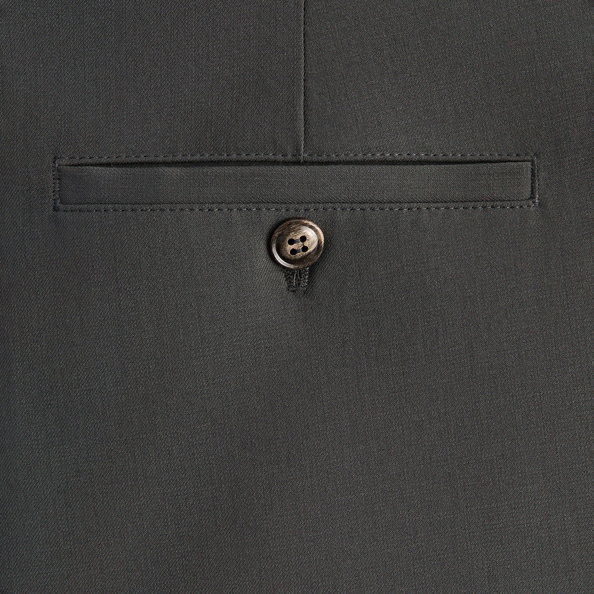 Giorgio Armani & Kith &Kin Milano Crepe Flat Front Trouser - Dark Ash