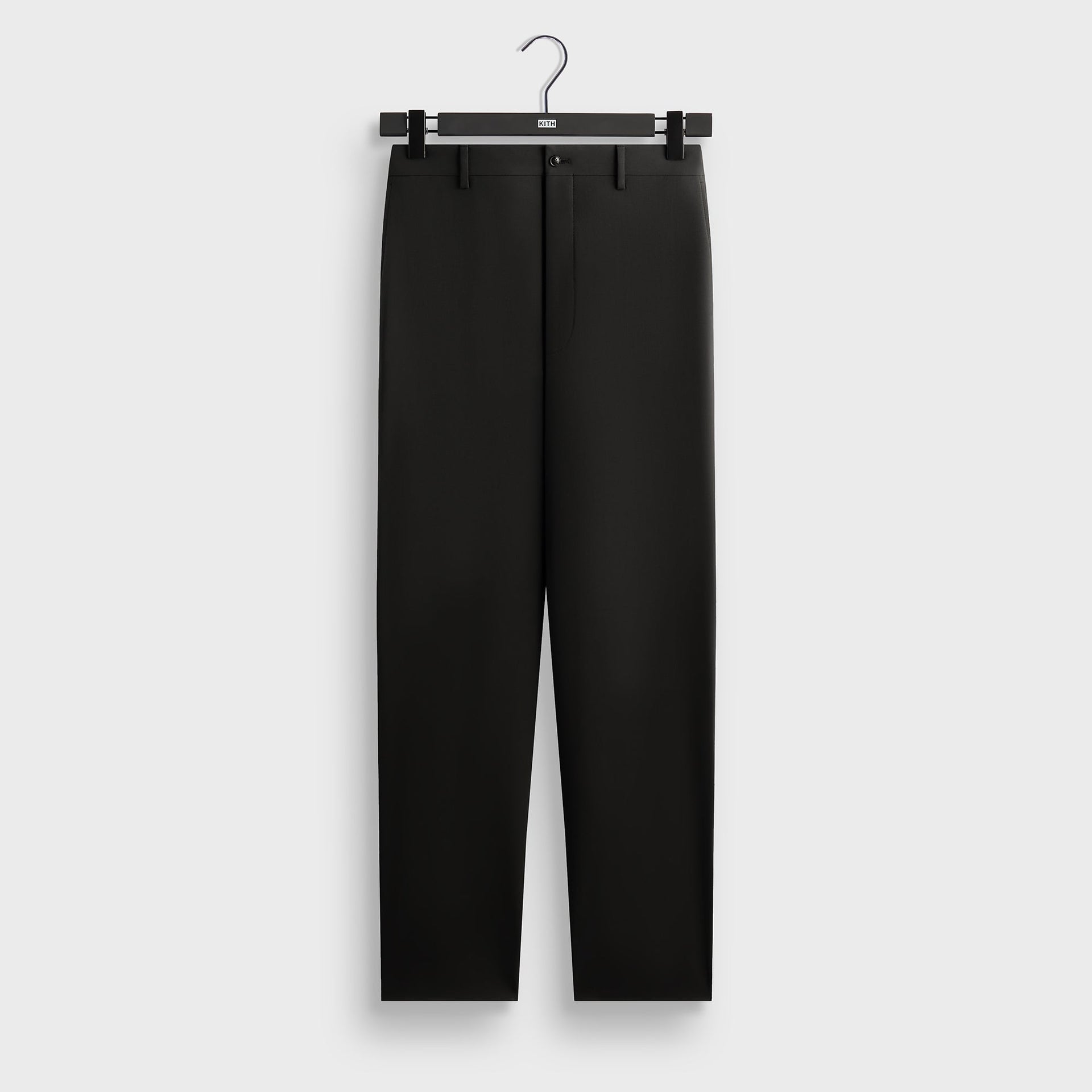 Giorgio Armani & Kith &Kin Milano Crepe Flat Front Trouser - Black