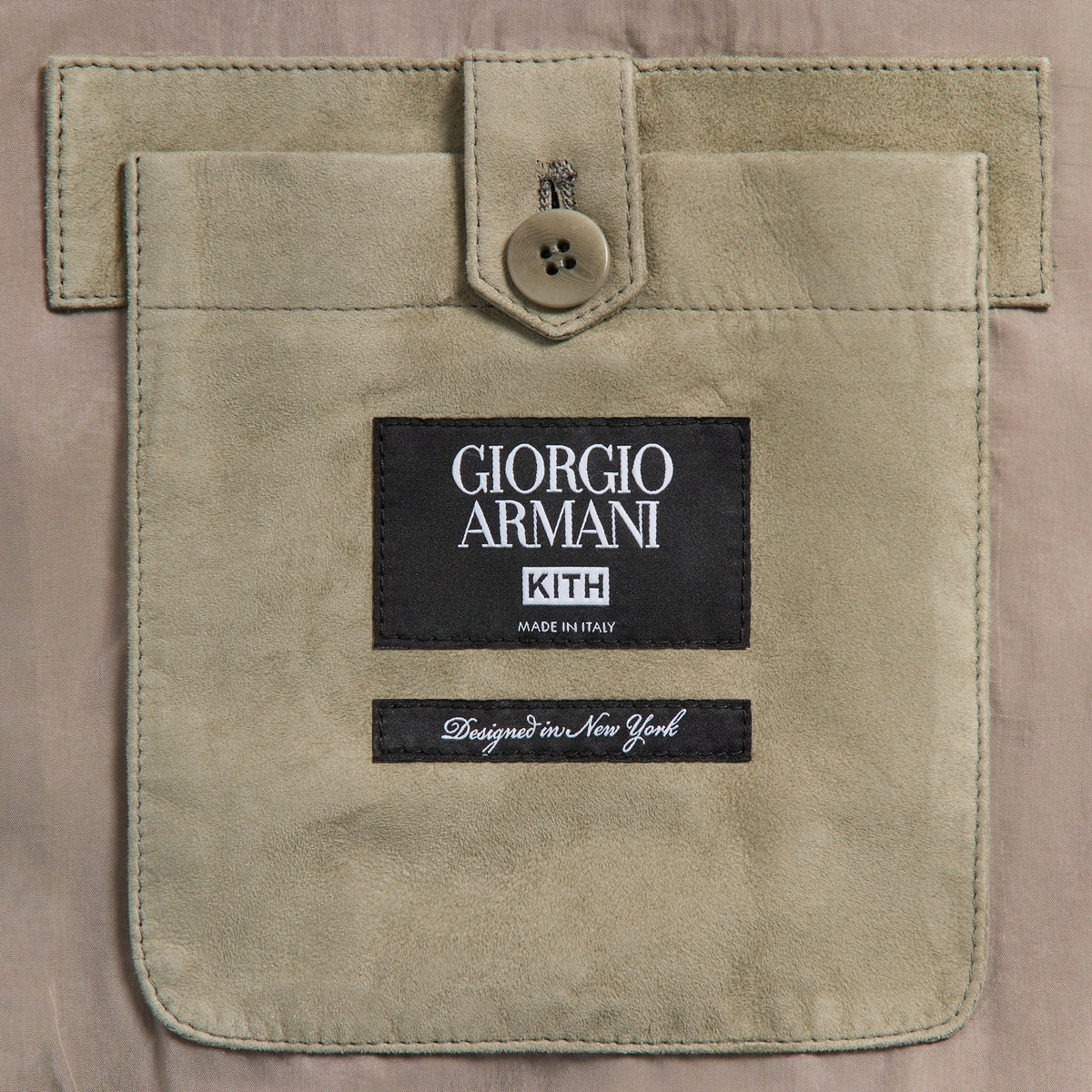 Giorgio Armani & Kith Lamb Blouson Jacket - Laurel Oak - PH