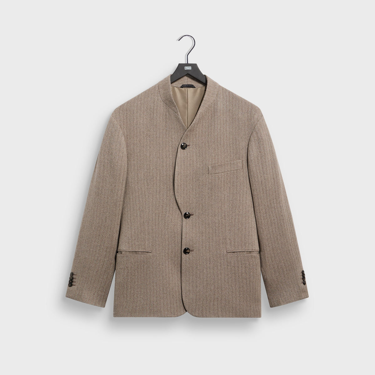 Giorgio Armani & Kith Cashmere Collarless Blazer - Iron - PH