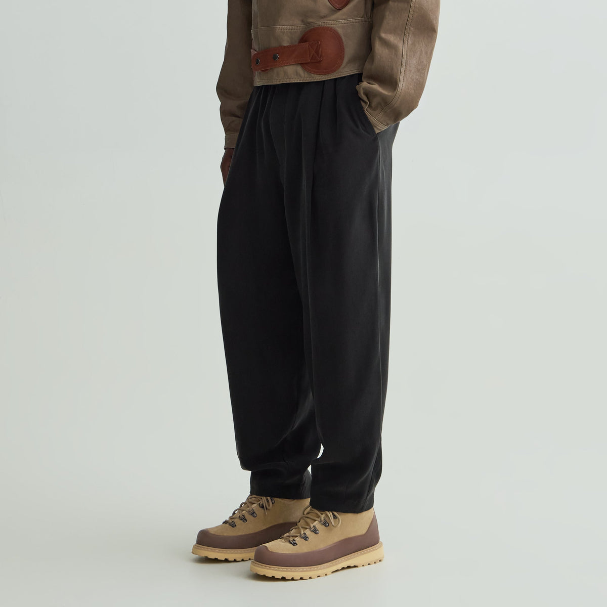 Giorgio Armani & Kith Cupro Pant - Black Beauty