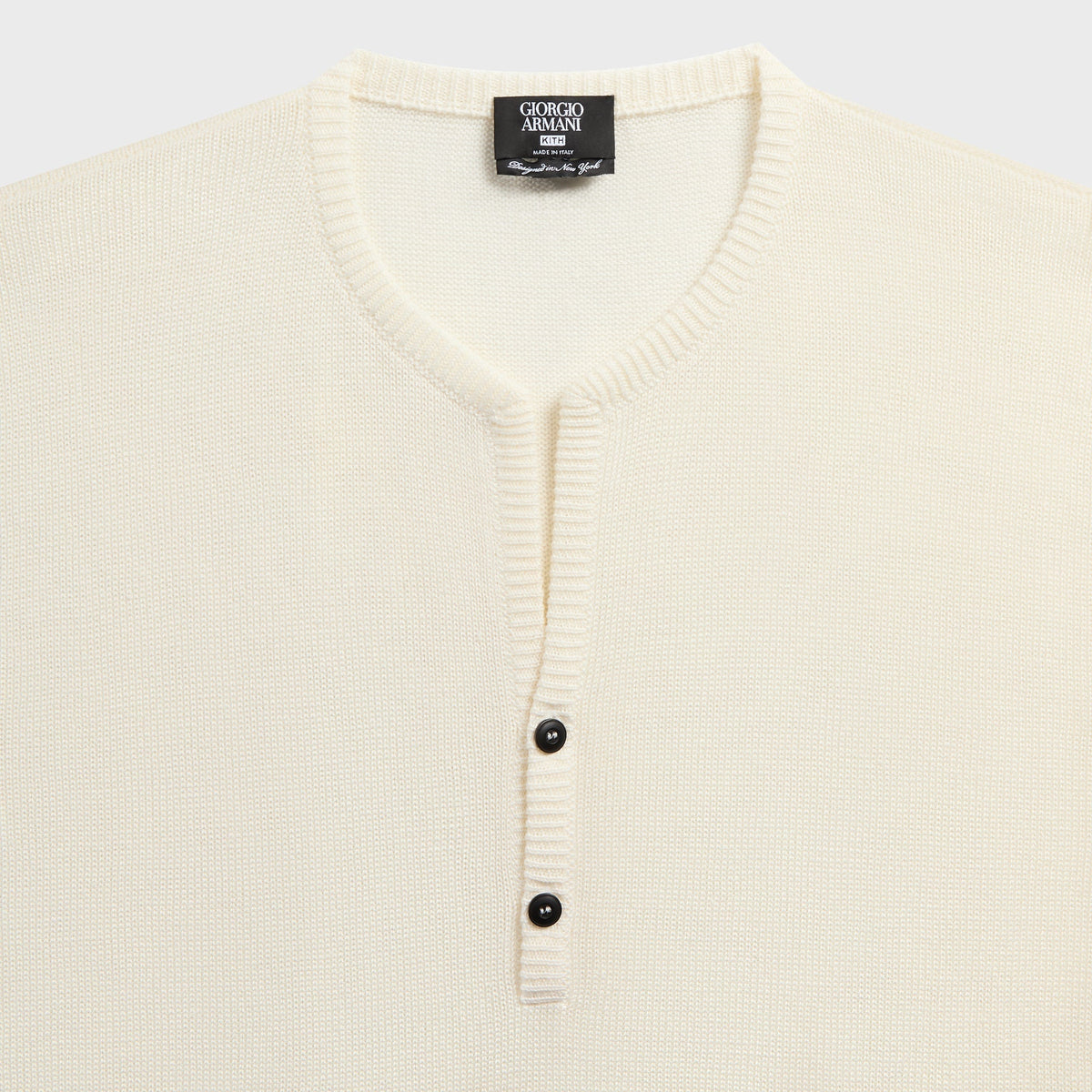 Giorgio Armani & Kith Two Button Sweater - Sandrift - PH