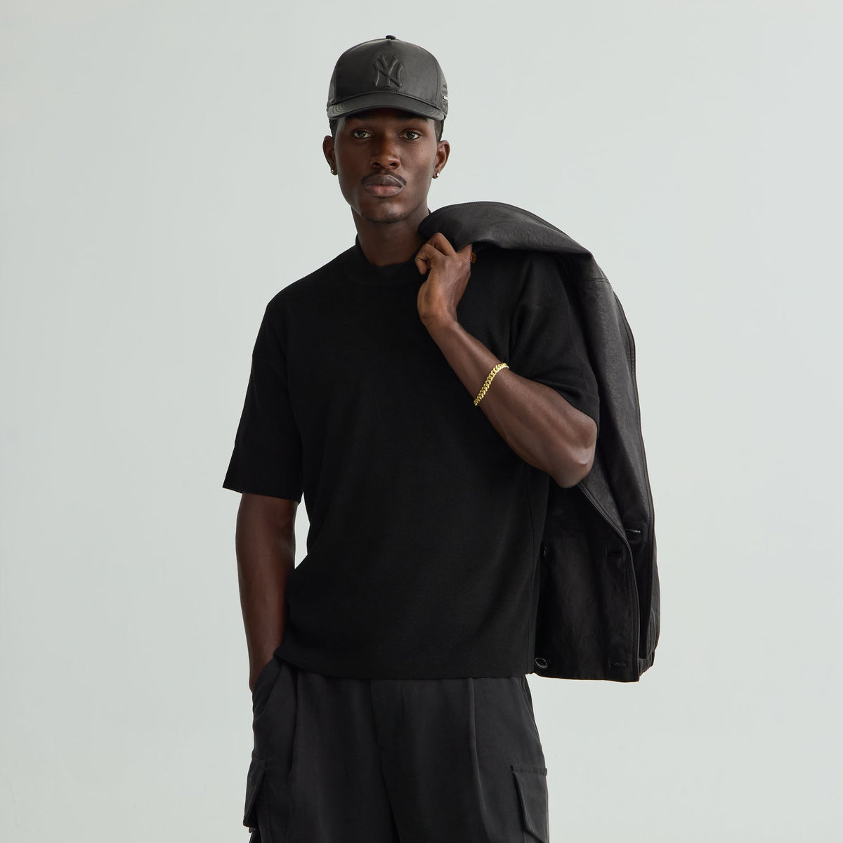 Giorgio Armani & Kith Mock Neck Sweater - Black - PH