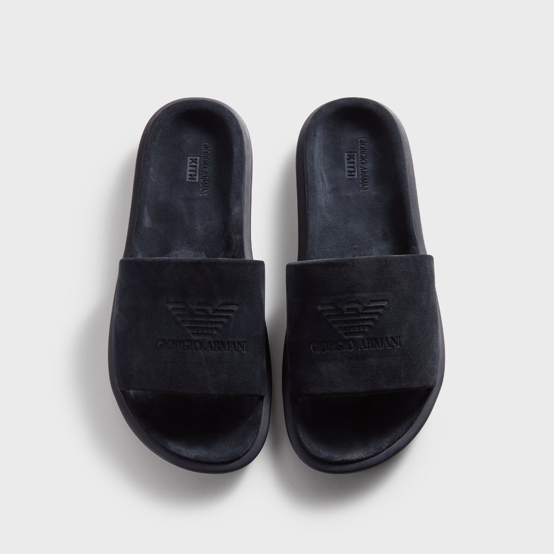 Giorgio Armani & Kith Suede Slides - Tempesta PH