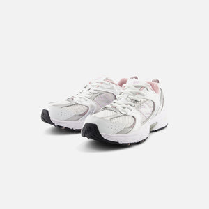 New Balance GS 530 - White / Mid Century Pink