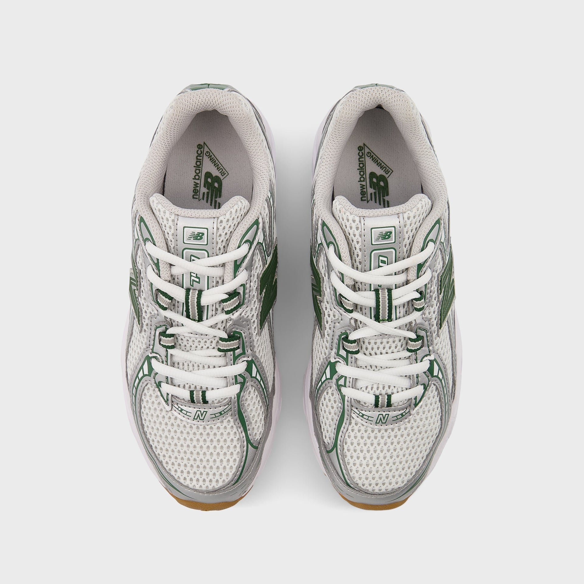 New Balance GS 740 - Silver Metallic / Dark Alpine Green