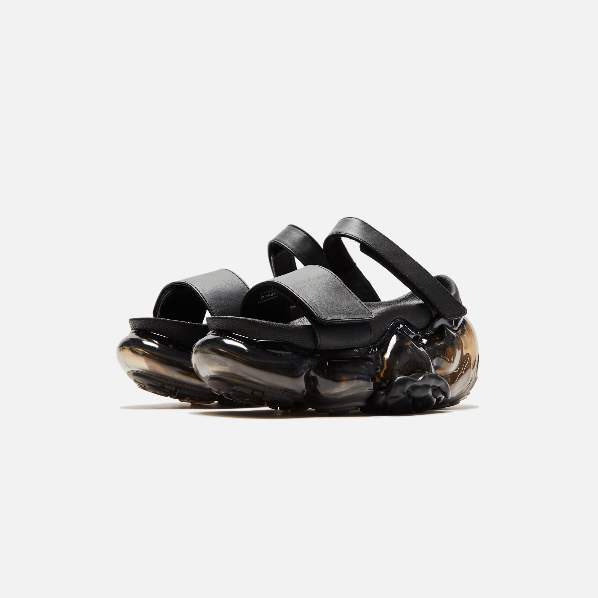 grounds MOOPIE LEATHER SANDAL BLACK 41