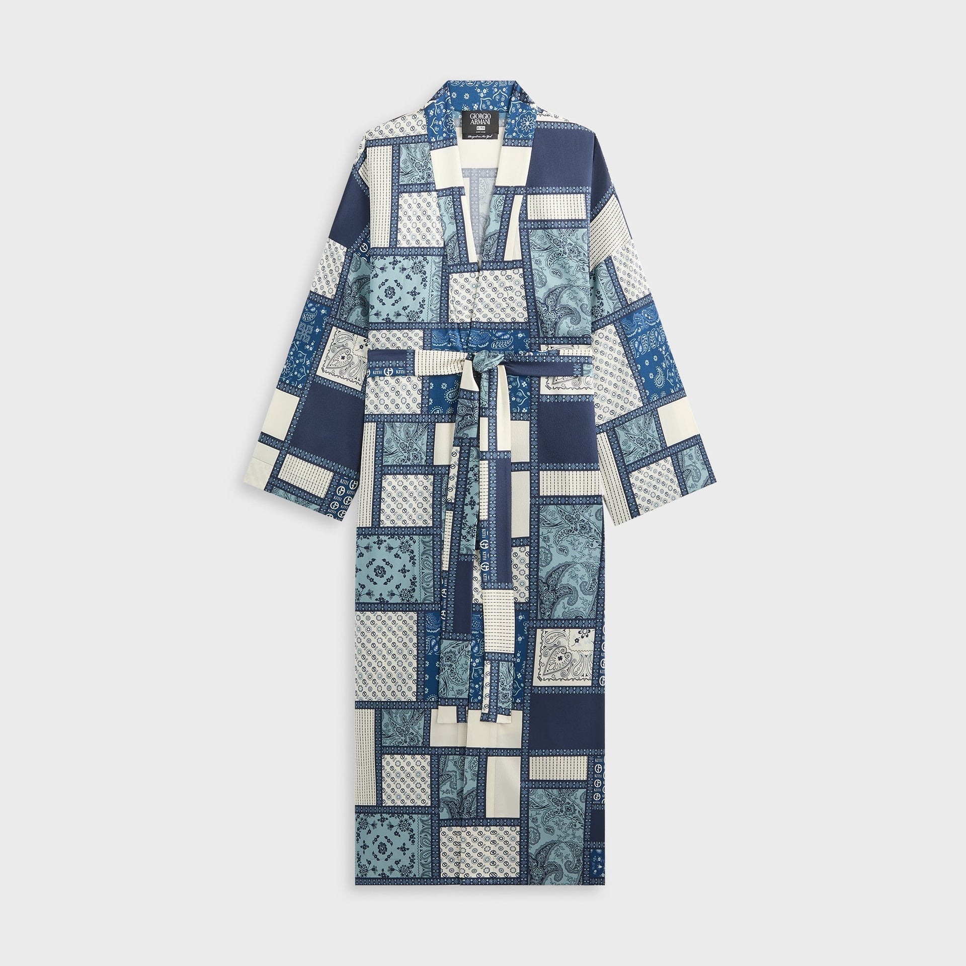 Giorgio Armani & Kith Women Hammered Silk Kimono - Nocturnal PH