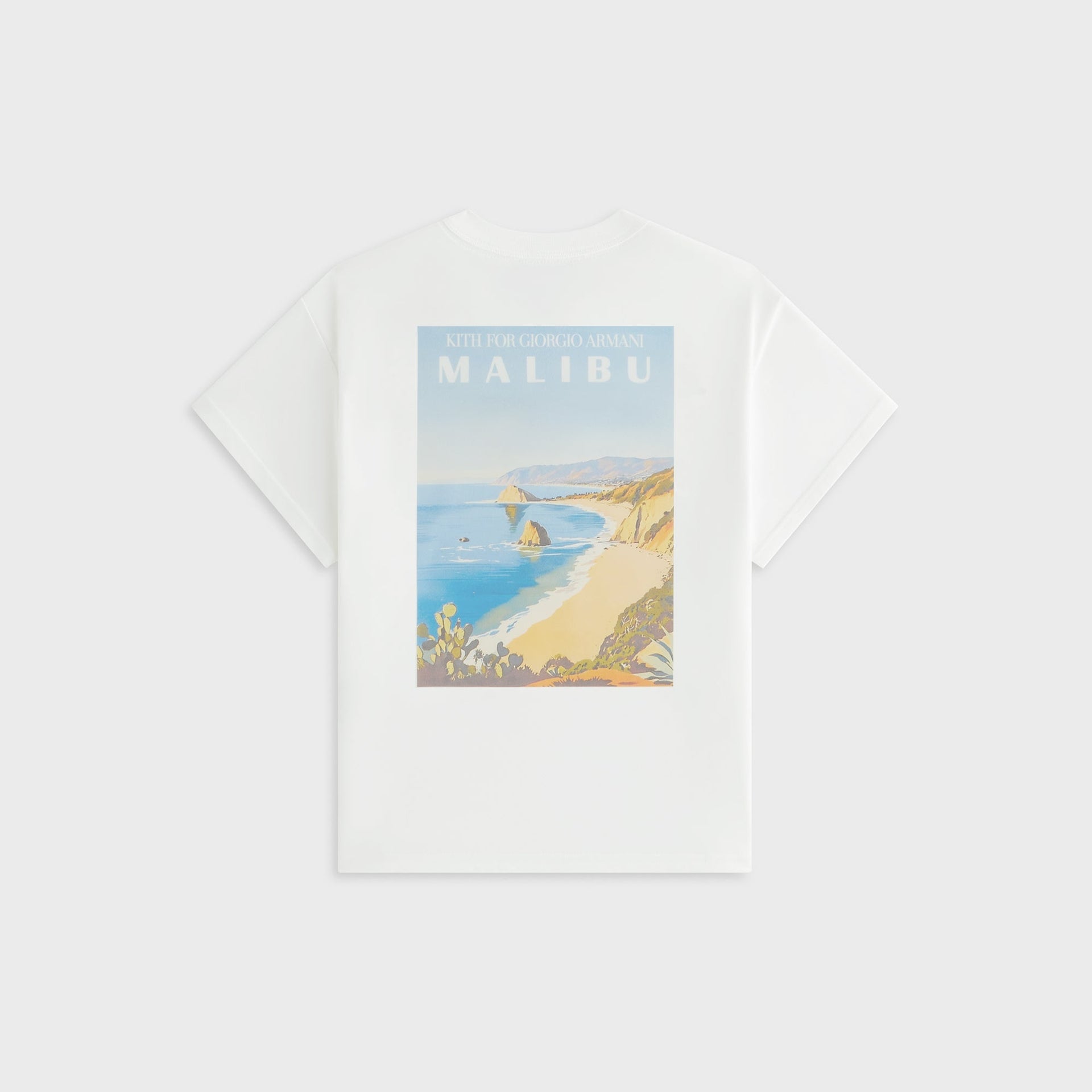 Giorgio Armani & Kith Women Malibu Mulberry Tee - White PH